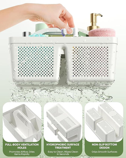 4 Pack Portable Shower Caddy Basket - Image 5