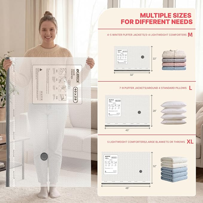 IDEATECH Vacuum Storage Bags - Image 7