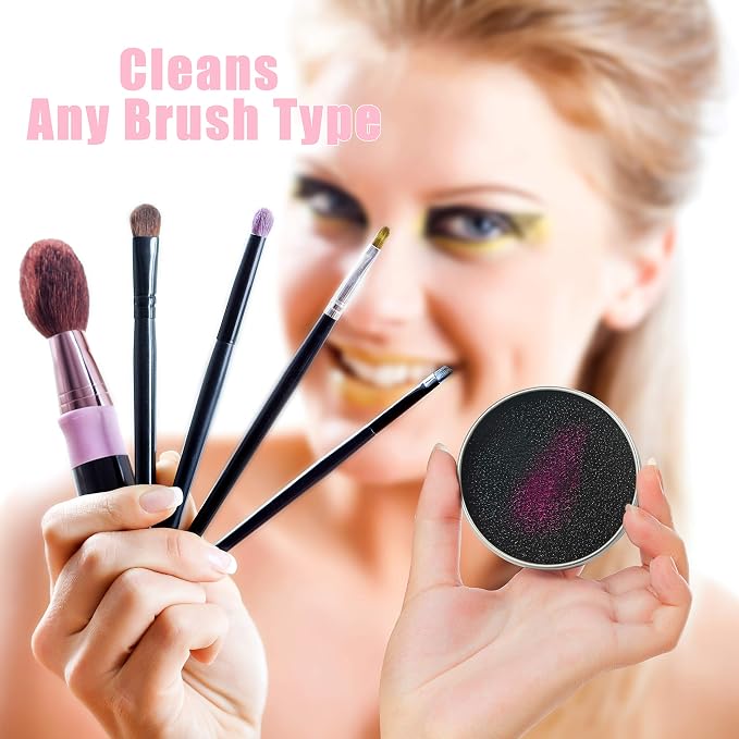 TailaiMei 4 Pack Color Removal Cleaner Sponge, Quickly & Easily Clean Makeup - Image 3