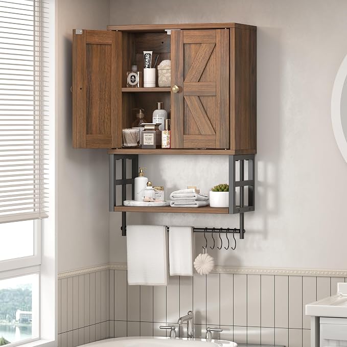 Bathroom Wall Cabinet, Farmhouse Medicine Storage - Image 8