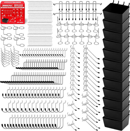 300-Piece Pegboard Hook Set, Pegboard Organizer Accessories by SEDY