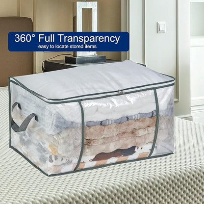 MKOKYD 80L Clear Large Storage Bag, Clothes Storage Containers - Image 3