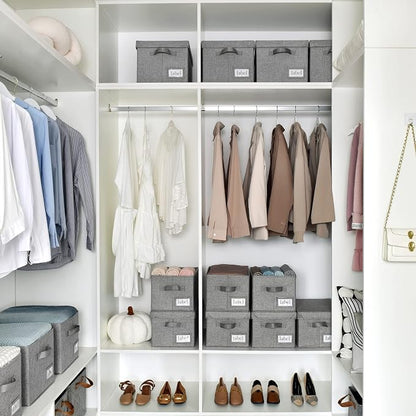 GRANNY SAYS Storage Bins with Lids, Linen Closet Organizers and Storage Baskets - Image 3