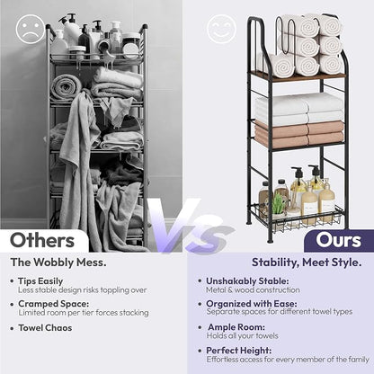 SWTYMIKI Free Standing Towel Rack - Image 8