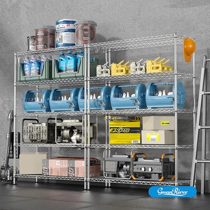 Guan River 5-Shelf Heavy Duty Wire Shelving, Metal Shelf, Sturdy and Durable - Image 8