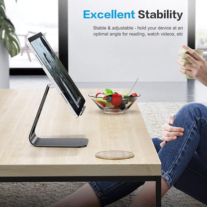 OMOTON Adjustable Tablet Stand for Desk, Upgraded Longer Arms for Greater - Image 7