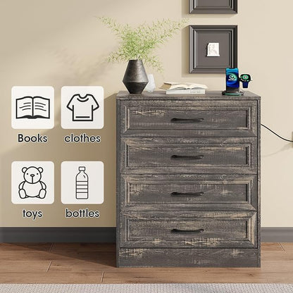 Fameill Dresser for Bedroom, 4 Drawer Small Dresser Organizer - Image 7