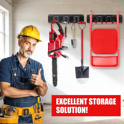 64 Inch Garage Tool Organizers Storage Rack System - Image 2