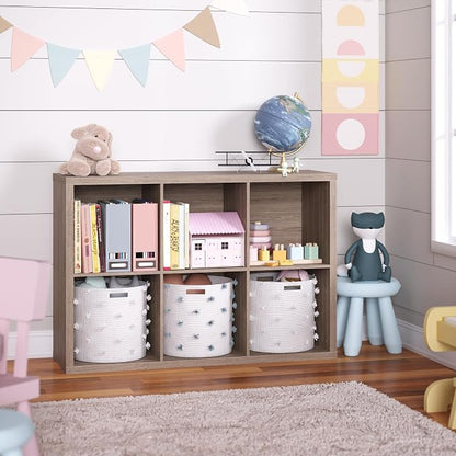 ClosetMaid 6 Cube Storage Shelf Organizer Bookshelf - Image 2