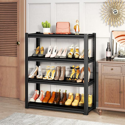 Storage Shelves, Garage Metal Shelving Unit, Adjustable, Double-Layer Column - Image 2