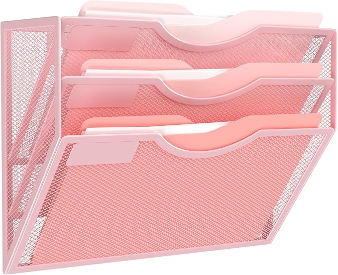 Kuntine.B Wall File Organizer Office Hanging Magazine Holder Wall File Organizer by KuntineB