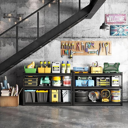 48" W Garage Shelving Heavy Duty, 1500LBS Loads Adjustable Garage Storage - Image 2