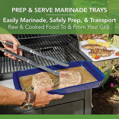 Tovolo Steak Marinating Container Large Grill Marinade and Prep Tray Set - Image 2