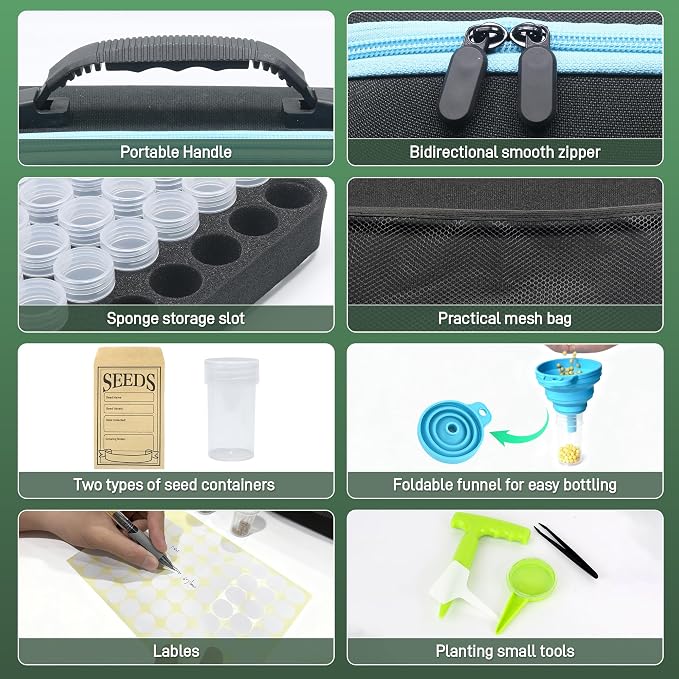 140 Slots Seed Storage Organizer Kit - Image 3