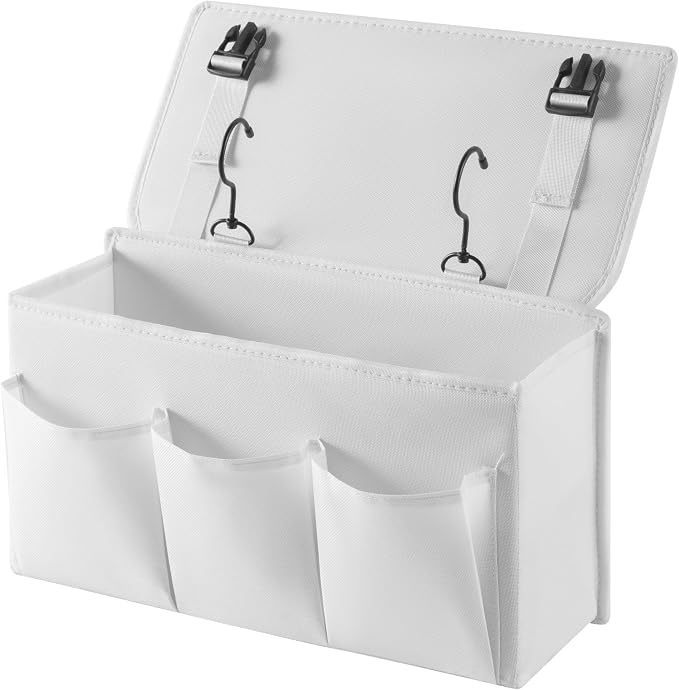 Bedside Caddy Bedside Storage Organizer, Bed Caddy by LASAMOLL