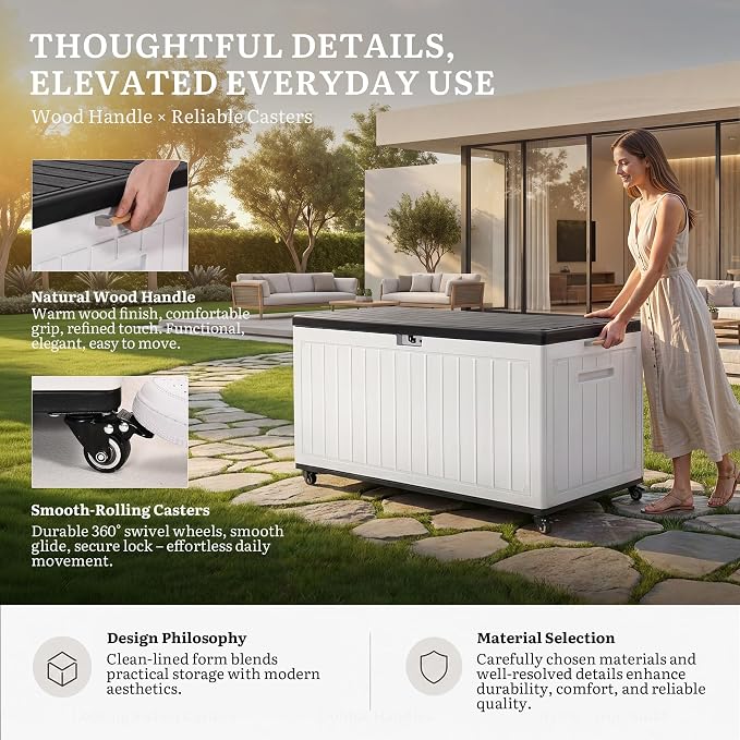 YITAHOME 90 Gallon Outdoor Storage Box - Image 4