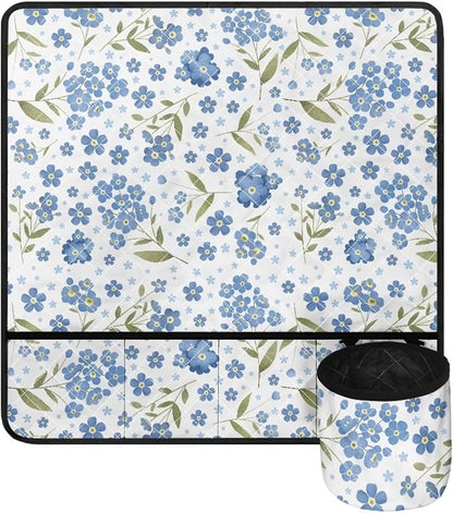 Floral Sewing Machine Mat with Small Pockets Reduce Noise Sewing Machine - Image 5