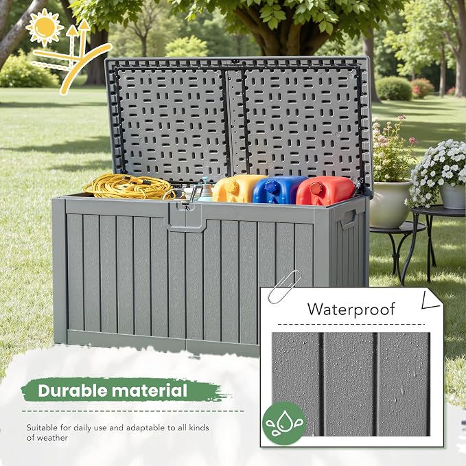 Greesum 230 Gallon HDPE Outdoor Storage Box - Image 5