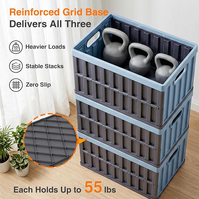 Citylife 64L Collapsible Storage Bins - Image 5
