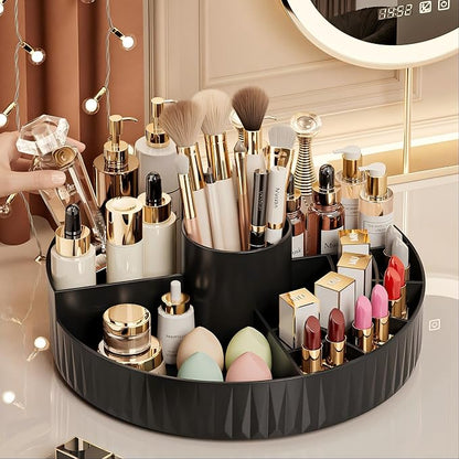 360° Rotate Makeup Organizer, Countertop Skincare Organizer, Large Capacity by HairAccessoriesOrganizer
