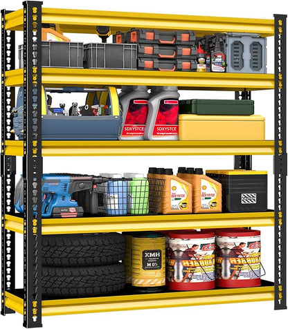48" W Garage Storage Shelves Heavy Duty, 2800LBS Loads Adjustable Garage by SDXYSTCE