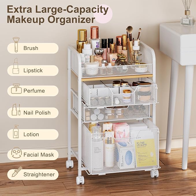 Hongtamoya Makeup Organizer Cart - Image 6