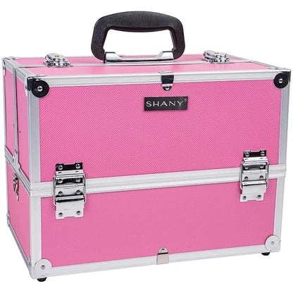 SHANY Essential Pro Makeup Train Case Cosmetic Box Portable Makeup Case by SHANYCosmetics