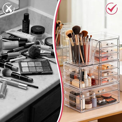 ShineMe Clear Makeup Organizer - Image 3
