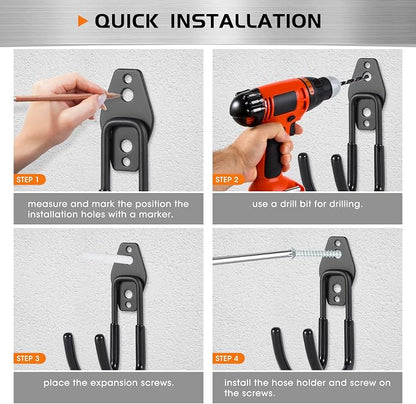 Garage Tool Hooks Wall Mount, 6 Pack Heavy Duty Storage Hooks - Image 5