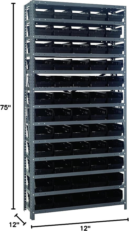 Quantum Storage Systems 1275-102BK Steel Shelving Unit - Image 2