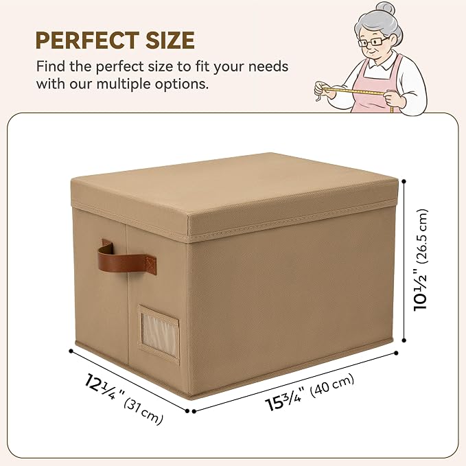 GRANNY SAYS Storage Bins with Lids, Storage Baskets - Image 5