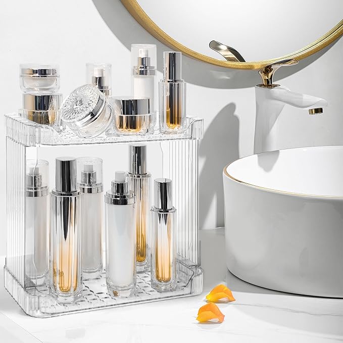 Bathroom Counter Organizer Cosmetics Skincare Organizers Skincare Makeup - Image 6