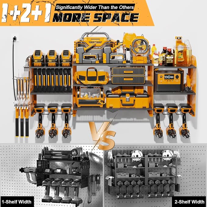 Power Tool Organizer Wall Mount - Image 3