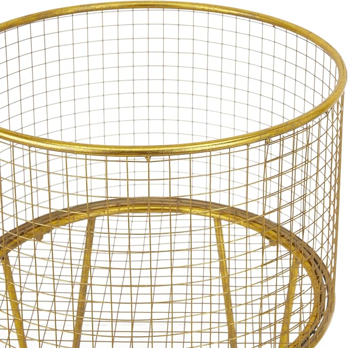 Deco 79 Metal Storage Cart - Image 2