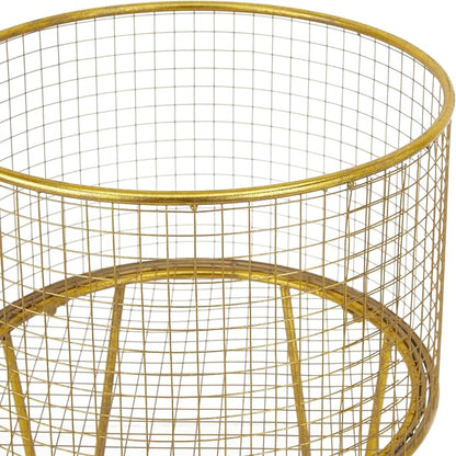 Deco 79 Metal Storage Cart - Image 2