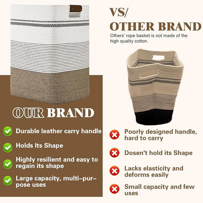 Laundry Hamper, 85L Tall Laundry Basket - Image 5