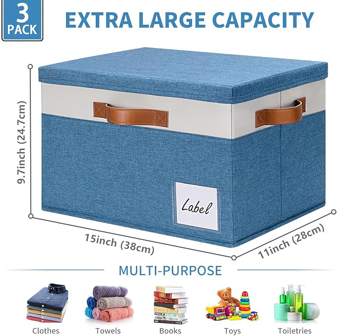 GhvyenntteS Fabric Storage Bins - Image 3