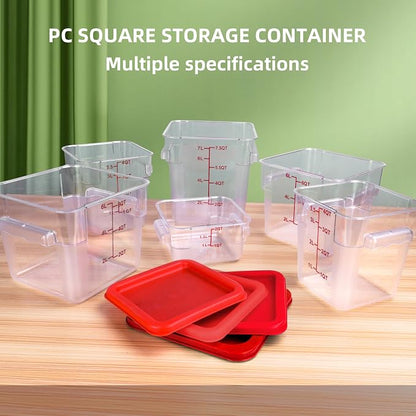 2 Pack Red Square Food Storage Container - Image 3