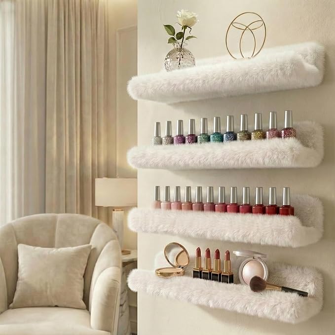 Care&More YJ 15 Inch Nail Polish Shelves, Sunglasses, Essential Oils, Plush - Image 9