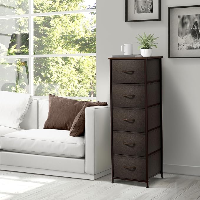 Sorbus Nightstand with 5 Drawers - Image 6
