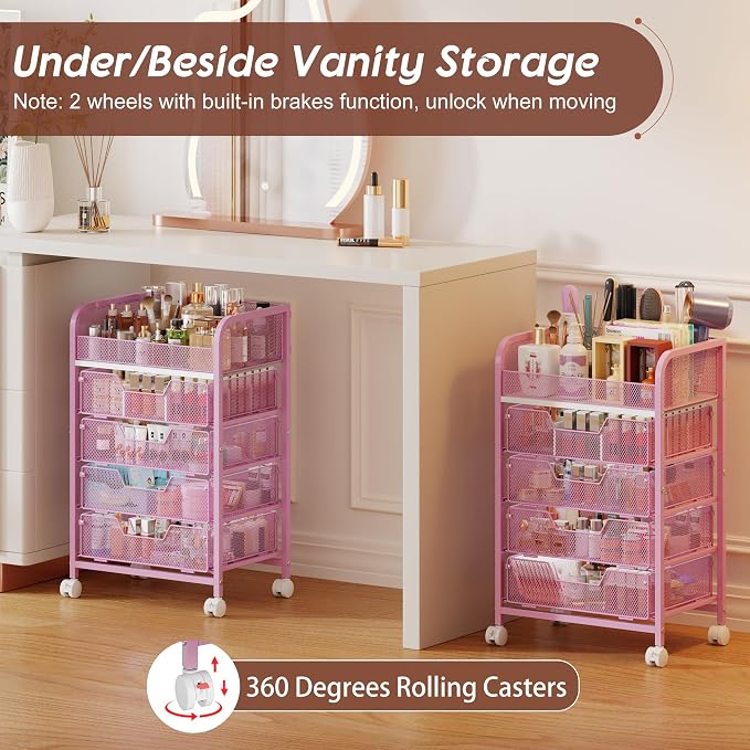 Hongtamoya Makeup Cart Organizer - Image 3