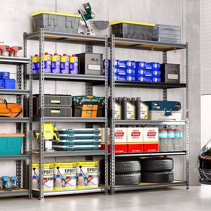LEVELEVE 5-Tier Storage Shelving Unit, - Image 5