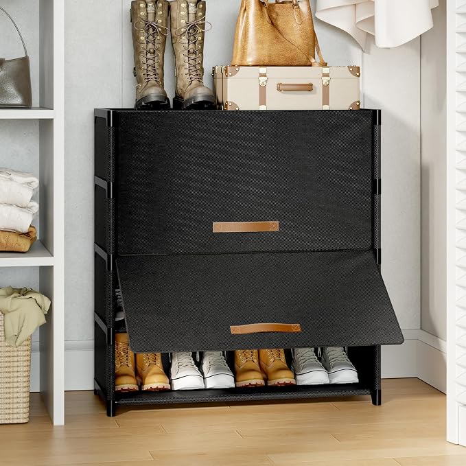 Shoe Rack, 5 Tier Shoe Storage Cabinet - Image 2