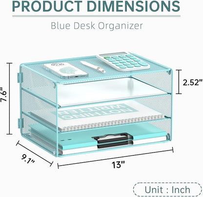 DALTACK 3 Tier Letter Tray Paper Organizer - Image 7