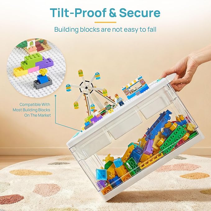 Vtopmart 24 QT Clear Plastic Storage Box - Image 5