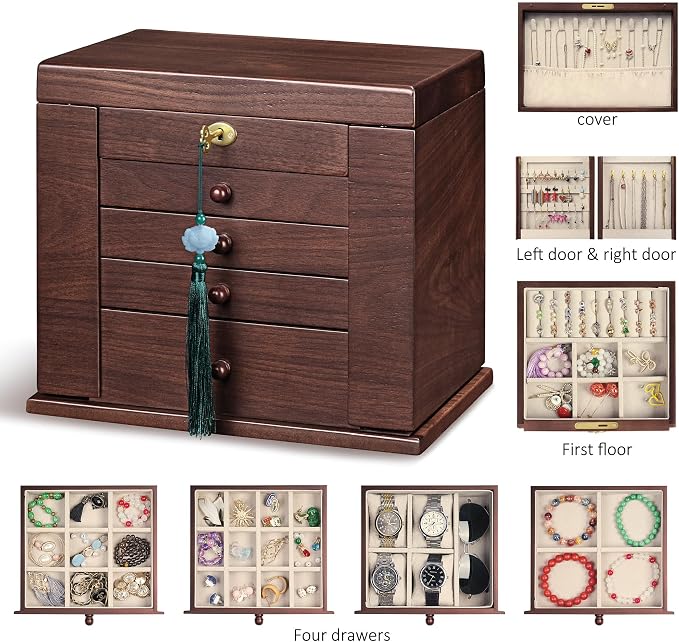 Wooden Jewelry Boxes for Women - Image 5