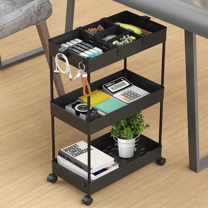 SPACELEAD 3 Tier Rolling Cart - Image 7