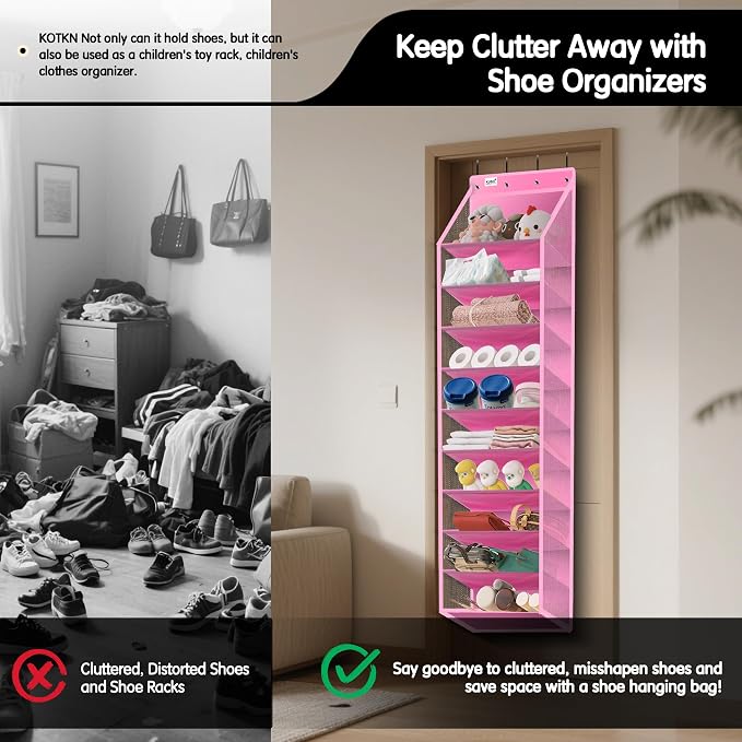 10 Tier Over The Door Organizer - Image 6