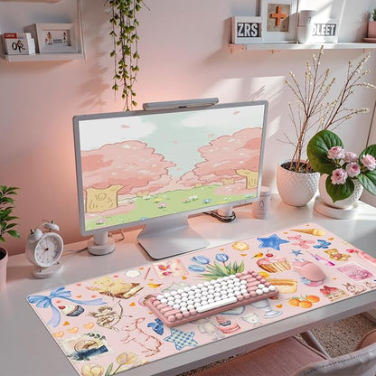 iCasso Desk Cover Mat, Extra Large Mouse Pad, Desk Pad Mat, Office Matt - Image 7