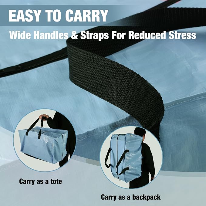 WORKPRO 6 Pack Extra Large Moving Bags - Image 4